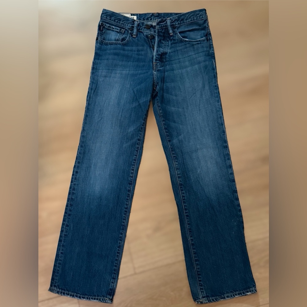 Abercrombie Kids Jeans 16 Slim Straight Leg Medium Wash Women’s 0 2 Y2K - Picture 3 of 8